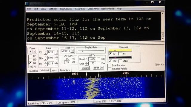 MFSK on HamScope смотреть онлайн