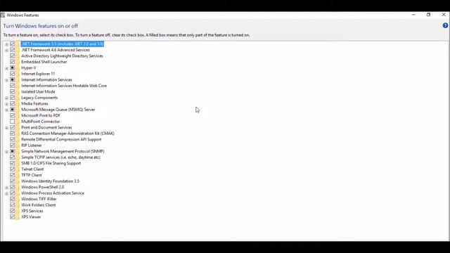 How to Download and Install DotNet Framework ,Hyper V and Telnet Client смотреть онлайн
