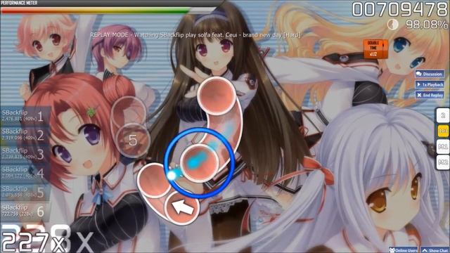 Osu! Solfa feat. Ceui - Brand New Day [Hard] 98,65% HDDT смотреть онлайн