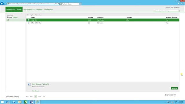 SCCM CB 1606 - Application approval request workflow with Application catalog website point смотреть онлайн
