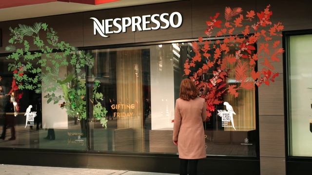 Nespresso X Johanna Ortiz "Gifts of the Forest" phygital window display. смотреть онлайн