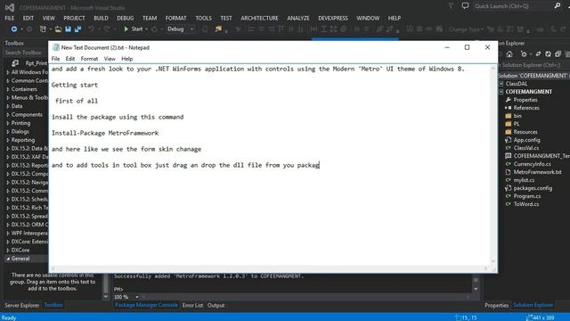 How to use Winforms Modern UI Metro Framework смотреть онлайн