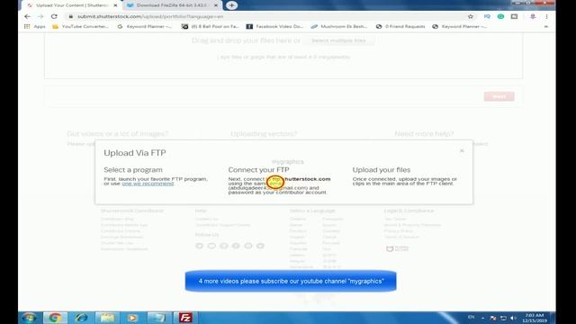 How to upload video to shutterstock contributor with filezilla in urdu video by mygraphics смотреть онлайн
