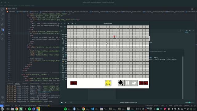 Minesweeper Project using SFML and C++ смотреть онлайн