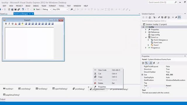 tool strip in C# part-4 смотреть онлайн
