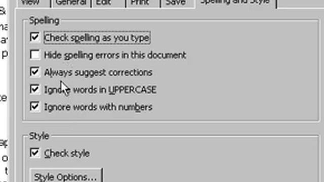 Microsoft Office PowerPoint 2000 Spelling options смотреть онлайн