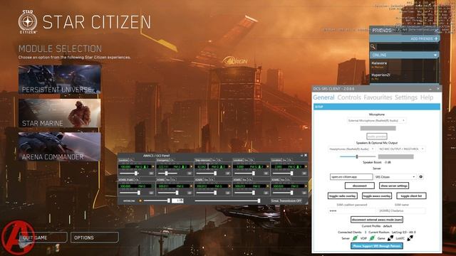 Star Citizen: 3.19.1 VoiceAttack DCS-SRS Select Radio Channels смотреть онлайн