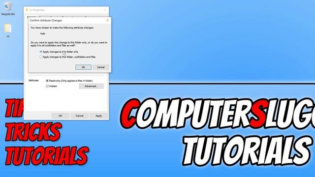 How To Hide Folders & Files In Windows 10 Tutorial | Keep Files & Folders Private смотреть онлайн