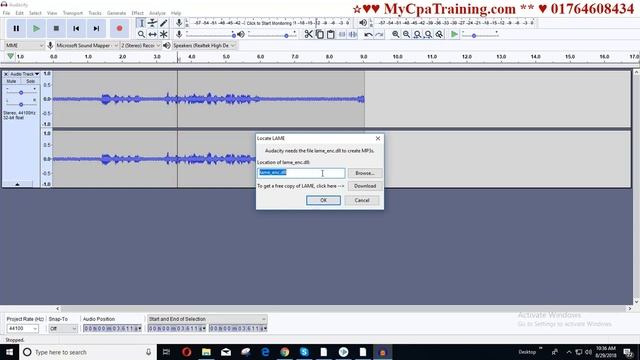 Audacity Mp3 Export Problem Solve | Contact: 01764608434 смотреть онлайн