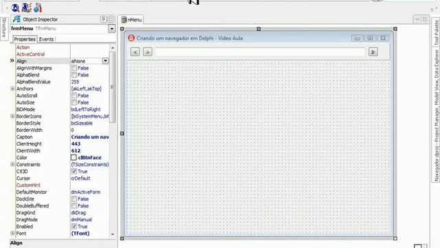 Criando um Navegador em Delphi смотреть онлайн