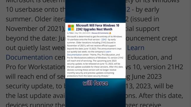 Windows Forced Update смотреть онлайн