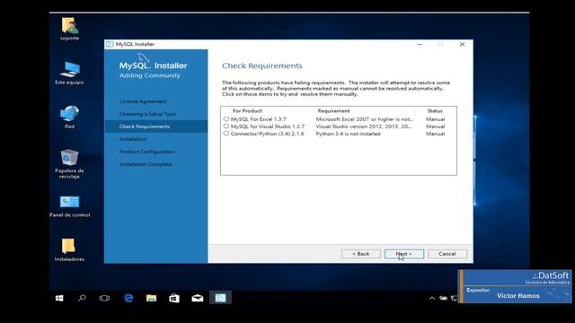 .:. Instalación de MySQL Server en Windows 10 смотреть онлайн