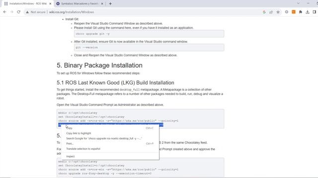 ROS Tutorial 1: Instalación nativa en Windows смотреть онлайн
