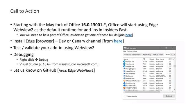 Edge WebView2 - New web runtime for Office Add-ins смотреть онлайн