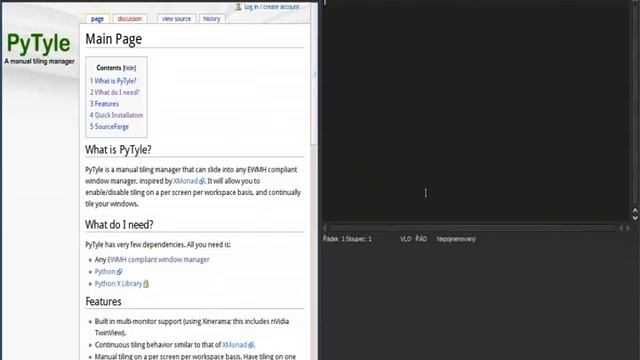 pytyle with kwin (KDE4) смотреть онлайн