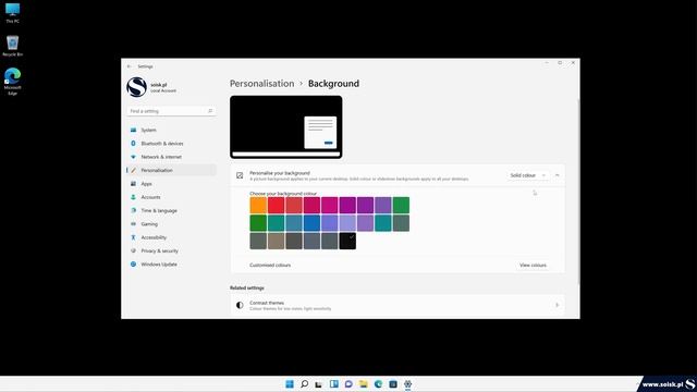 How to enable solid background colour on Windows 11 смотреть онлайн