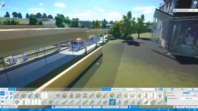 Planet Coaster Studios Pack DLC / Studio Park Build Part 10: Backlot Tour Ride Final Scene and Fixe смотреть онлайн