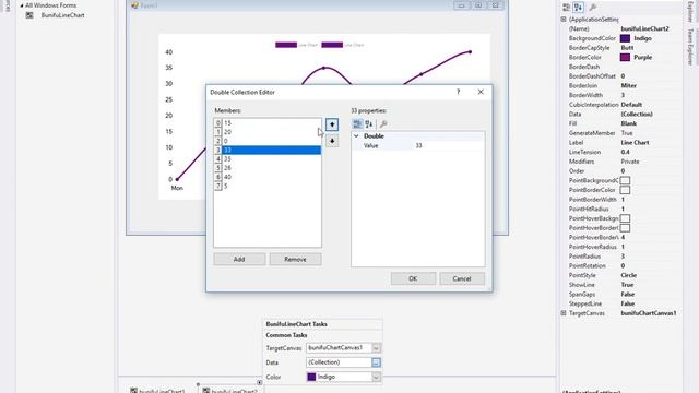 Bunifu Charts in Windows Form Application C# смотреть онлайн