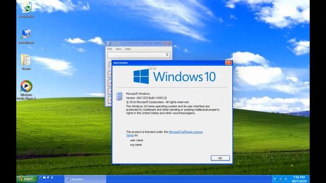 Windows 10 Transformed into Windows XP смотреть онлайн