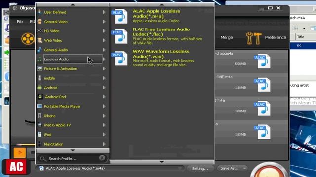Split M4A by Chapters on Windows-Bigasoft Total Video Converter смотреть онлайн