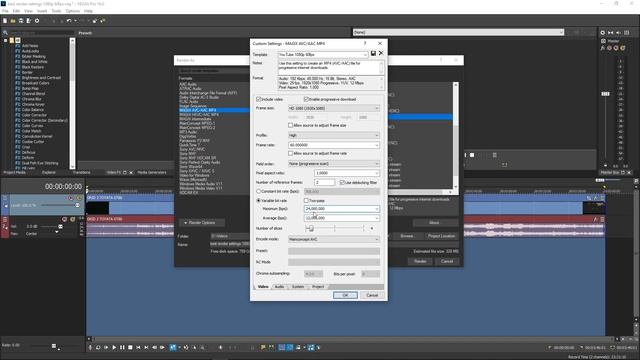 Sony Vegas Pro 16: Best Render Settings MP4 (HD 1080p 60fps) смотреть онлайн