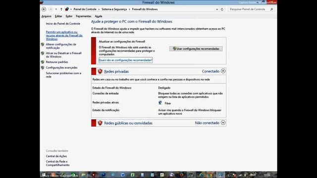 Ativar ou desativar o Firewall do Windows 8.1. смотреть онлайн