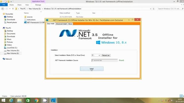 .Net Framework 3.5 Offline installation without Internet (Error) solved смотреть онлайн