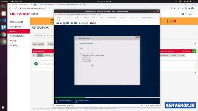 How to install Windows using KVM Console in Hetzner Dedicated Server смотреть онлайн