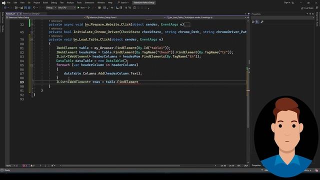 Easy Website Table Extraction with Selenium and C# | Windows Forms Tutorial смотреть онлайн