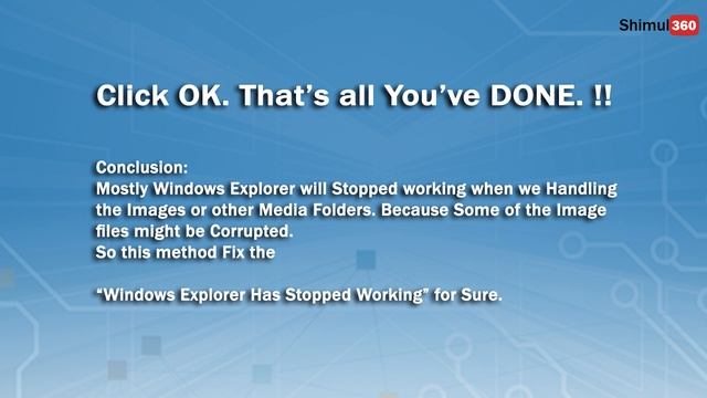 Windows Explorer Has Stopped Working 100% solution смотреть онлайн