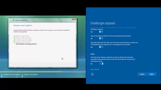 Windows Vista vs. Windows 10 - Installation смотреть онлайн