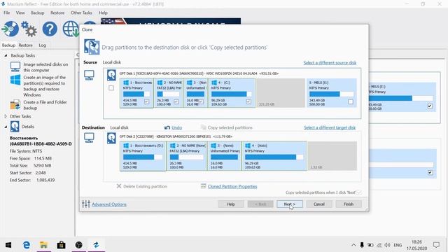 WINDOWSNI HDD DISKDAN SSD DISKKA KO'CHIRISH // ZAXIRA WINDOWS YARATISH // windowsni ssdga ko'chiris смотреть онлайн