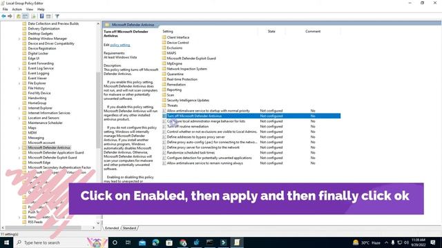 How to Turn off | Turn on | Disable | Enable Windows Defender in windows 10 смотреть онлайн