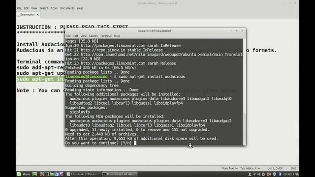 Install Audacious audio player in Linux Mint (Ubuntu) via PPA смотреть онлайн