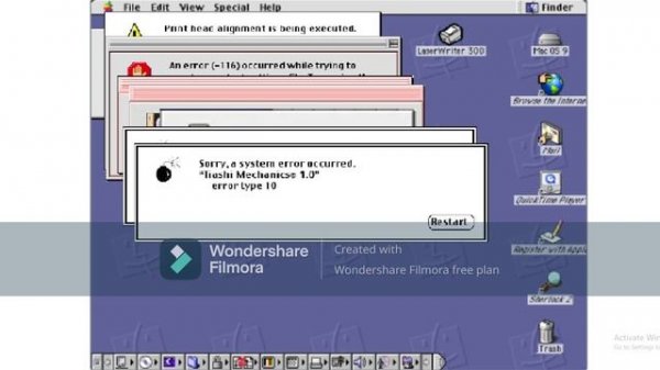 Mac os 9 crazy error!