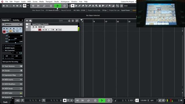 SETARE BUFFER SIZE CUBASE SINCRONIZARE TEMPO MIDI смотреть онлайн