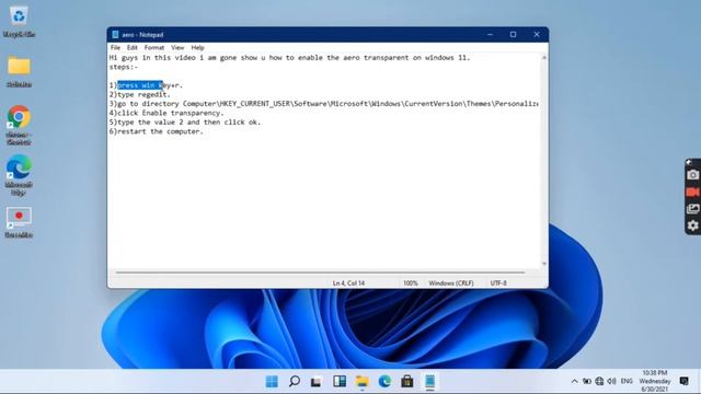 Aero transparency Bug fixed windows 11 fixed(in Tamil and complete notes in English) смотреть онлайн