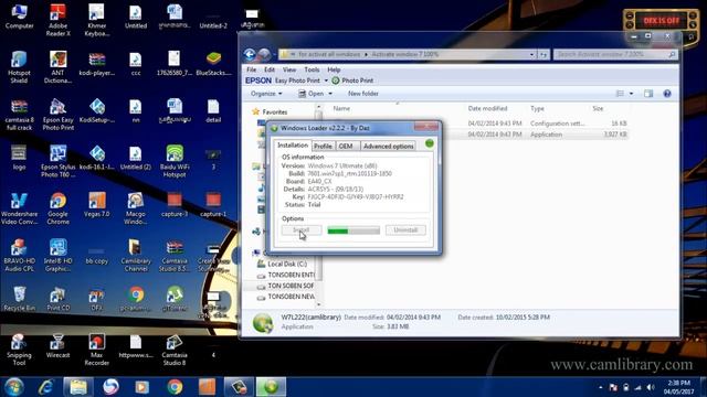 How to activate window 7 full 100% easy khmer смотреть онлайн