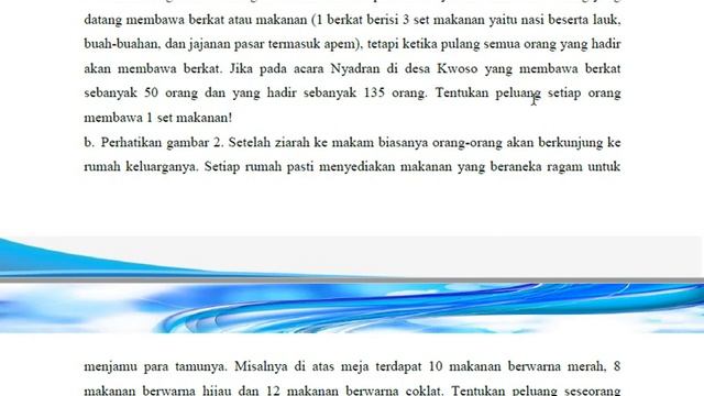 LKS Matematika Kelas XII materi Peluang berbasis Kebudayaan di Klaten смотреть онлайн