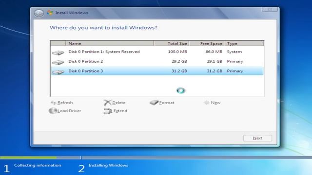 Instalare Windows 7 (tutorial video HD) смотреть онлайн