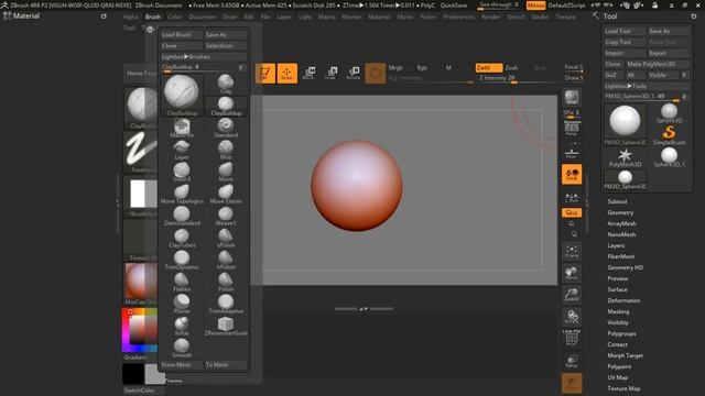 Customizing Zbrush UI 2018 || شرح تغيير اعدادت زي برش وتجهيزه للعمل смотреть онлайн