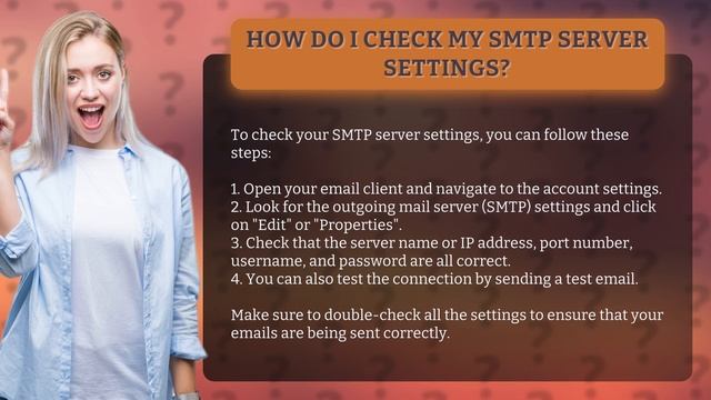 How do I check my SMTP server settings? смотреть онлайн