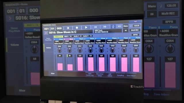Korg Nautilus used as a DAW XLN Drums recorded into Audio in mixed with MIDI смотреть онлайн