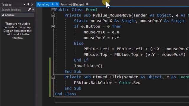 Buttons control and click event in Visual Basic. Easy VB. смотреть онлайн