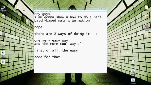 Improved Matrix Batch File [+Download] смотреть онлайн