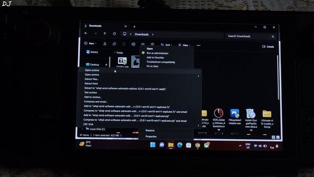 Installing AMD Adrenaline Control Center on Steam Deck with Windows | Calibrating Display Colors смотреть онлайн