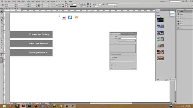 Creating an Interactive Portfolio with InDesign - Part 3 смотреть онлайн