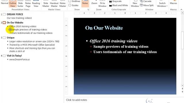 Microsoft PowerPoint 2016: Five Presentation Views смотреть онлайн