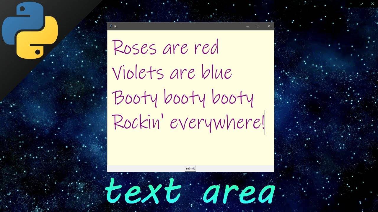 Урок №11: Python tkinter Текстовые области графического интерфейса пользователя смотреть онлайн