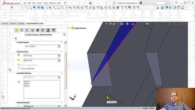 SolidWorks CAM, CAMWorks test part ep1 смотреть онлайн